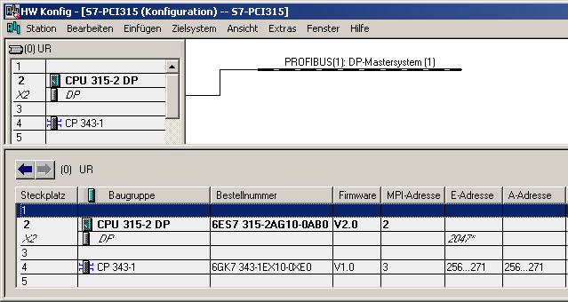 S7-PCI315 HWconfig