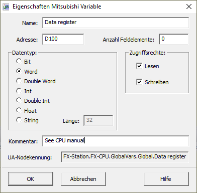 IBH Link UA Mitsubishi Data Register.png