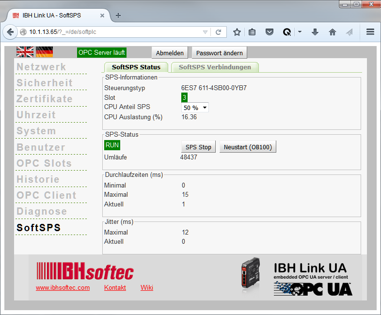 IBH Link UA SoftSPS Web Status.png